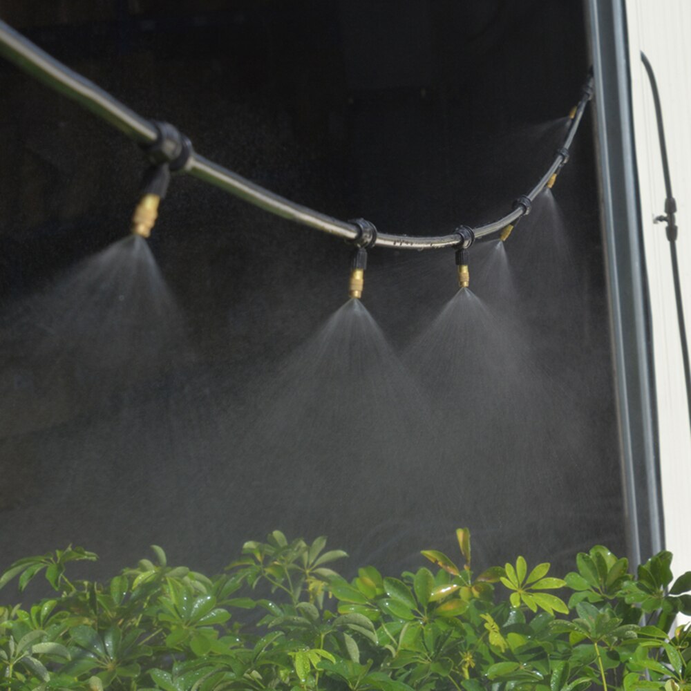 Garden drip irrigation adjustable nozzle, spray sprinkler, garden potted lawn sprinkler