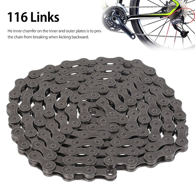 9 Speed 116 Links Bike Chain Mountain Bike Variable Speed Chains Bicycle Breake Parts Cycling Accessories