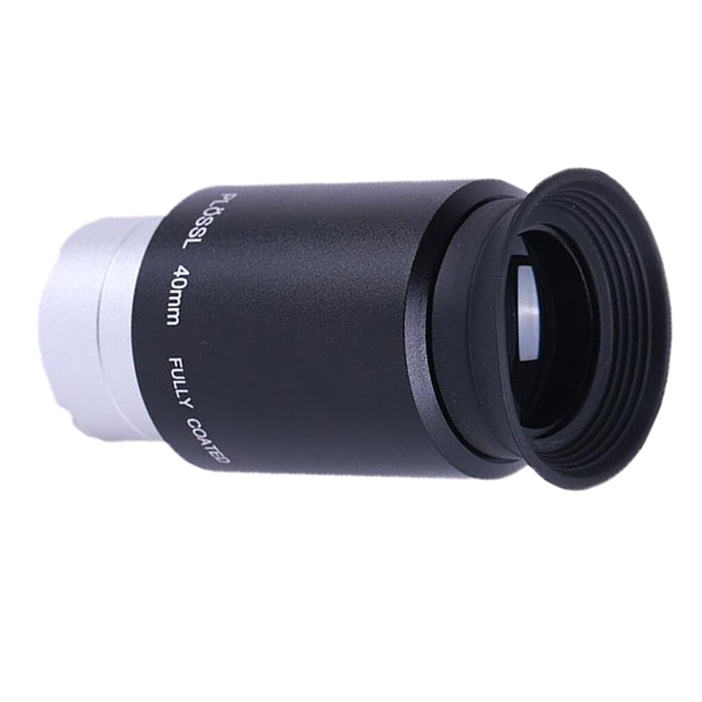 40mm 1.25'' Plossl Telescope Eyepiece Fully Multi Coated Metal 48 Degree Apparent Field 4 Element for Astronomy Telescope