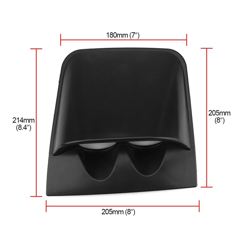 Universaali 2 tuuman 52mm kojelautaan dual gage pod musta värimittari pod kiinnityspidike