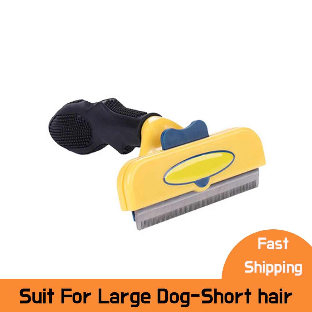 Peigne d'épilation pour chat, brosse pour chien, peigne de Massage pour poils de chat, épilateur de nettoyage, toilettage pour animaux de compagnie, peignes pour chats: Bleu