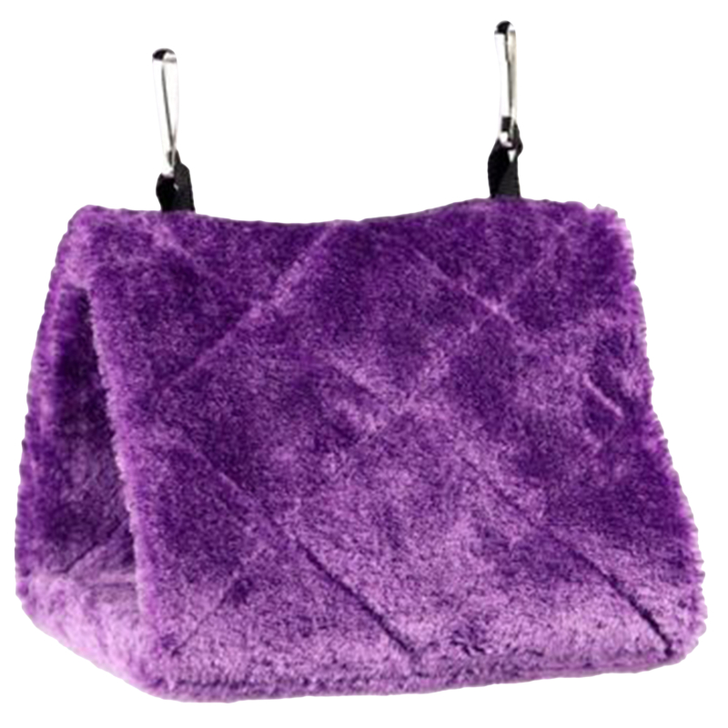 Vogel Hangende Tent, Vogel Hangmat, 1 Stuks Pluche Winter Warm Bed Huisdier Speelgoed Voor Huisdieren Vogels Papegaai Thuisblue M