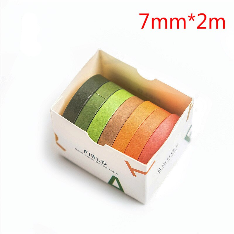 Grid Washi Tape Leuke Decoratieve Plakband Effen Kleur Afplakband Voor Stickers Scrapbooking Diy Briefpapier Tape: 581