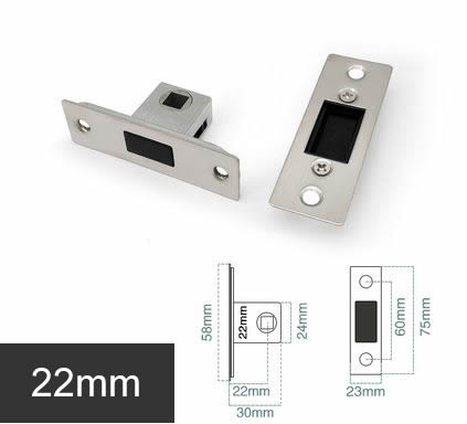 Magnetic mute magnetic lock Silent lock body Bathroom door magnetic lock core Eccentric lock Margin 22mm 25mm 30mm 35mm 40mm 50: Blue