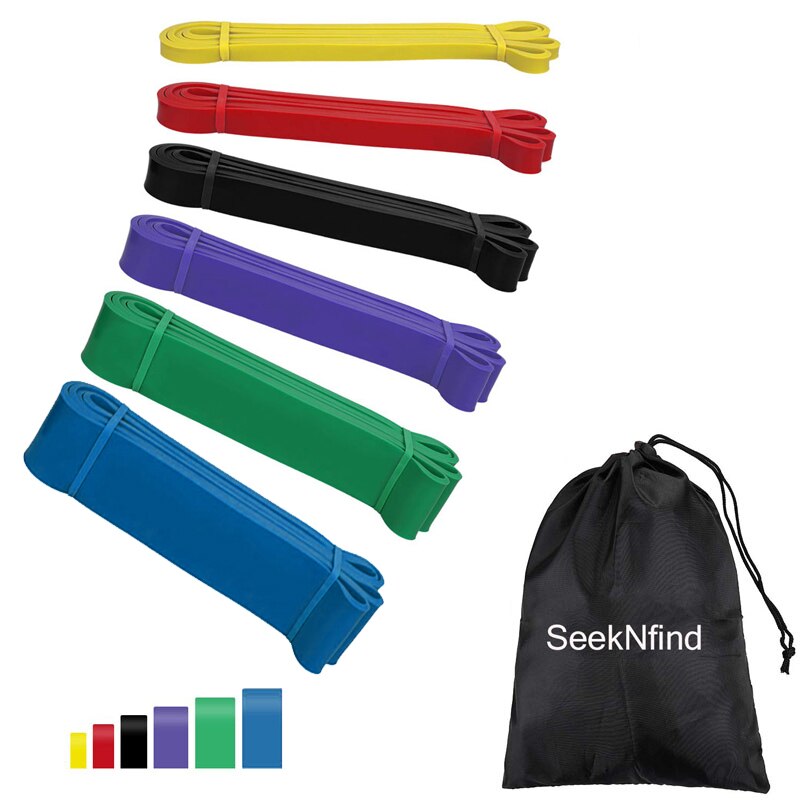 208cm Pull Up Assist Bands Exercise Resistance Bands for Fitness Elastic Band Gym Expander Strengthen Trainning Power-lifting