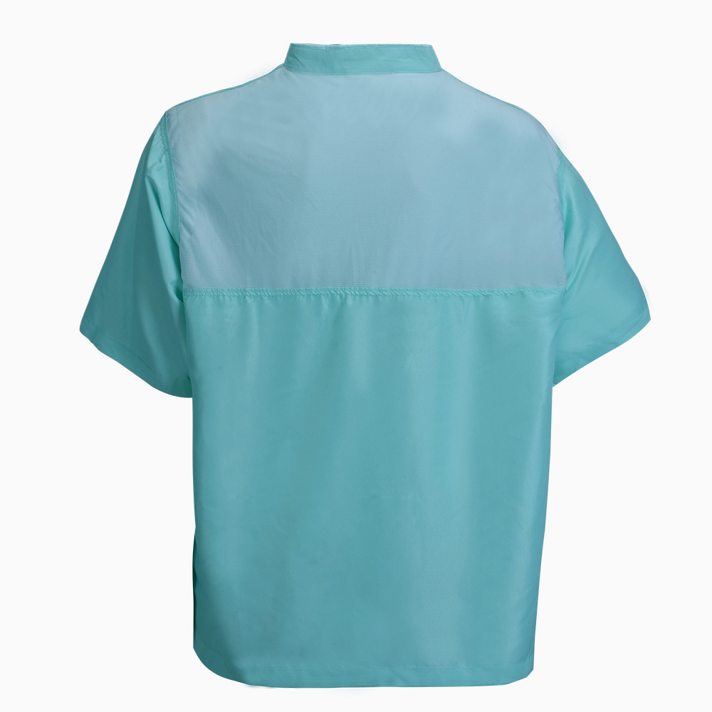 Herr fiskeskjorta sport kortärmad skjorta fiskekläder herr vandringsskjortor snabbtorkande 40 skjorta plus usa storlek 3xl camisa