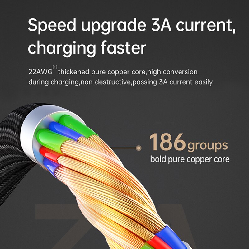 MCDODO 3A USB Cable Auto Disconnect Fast Charging Phone Charger Data Cord For iPhone 12 11 Pro Max Xs XR X 8 7 6 6s Plus SE iPad