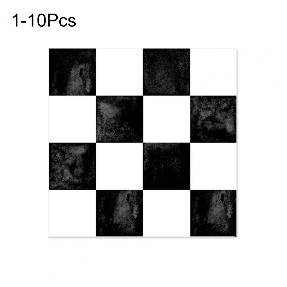 10Pcs/Set Stylish Wall Decals Removable Eco-Friendly Scratch-Resistant 3D Mosaic Wall Decals: 1