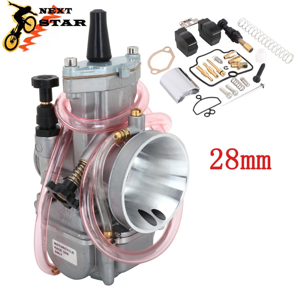 Universal For KOSO PWK 28 34 35 38 2T 4T For Keihin Mikuni Carburetor Carburador With Power Jet Repair Kit For Yamaha Suzuki