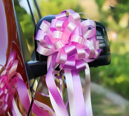 Eenvoudig groot strik handtreklint dubbellaags bedrukt alfabet activiteit feest familie bruiloft auto decoratie pakket lint: Nr . .10