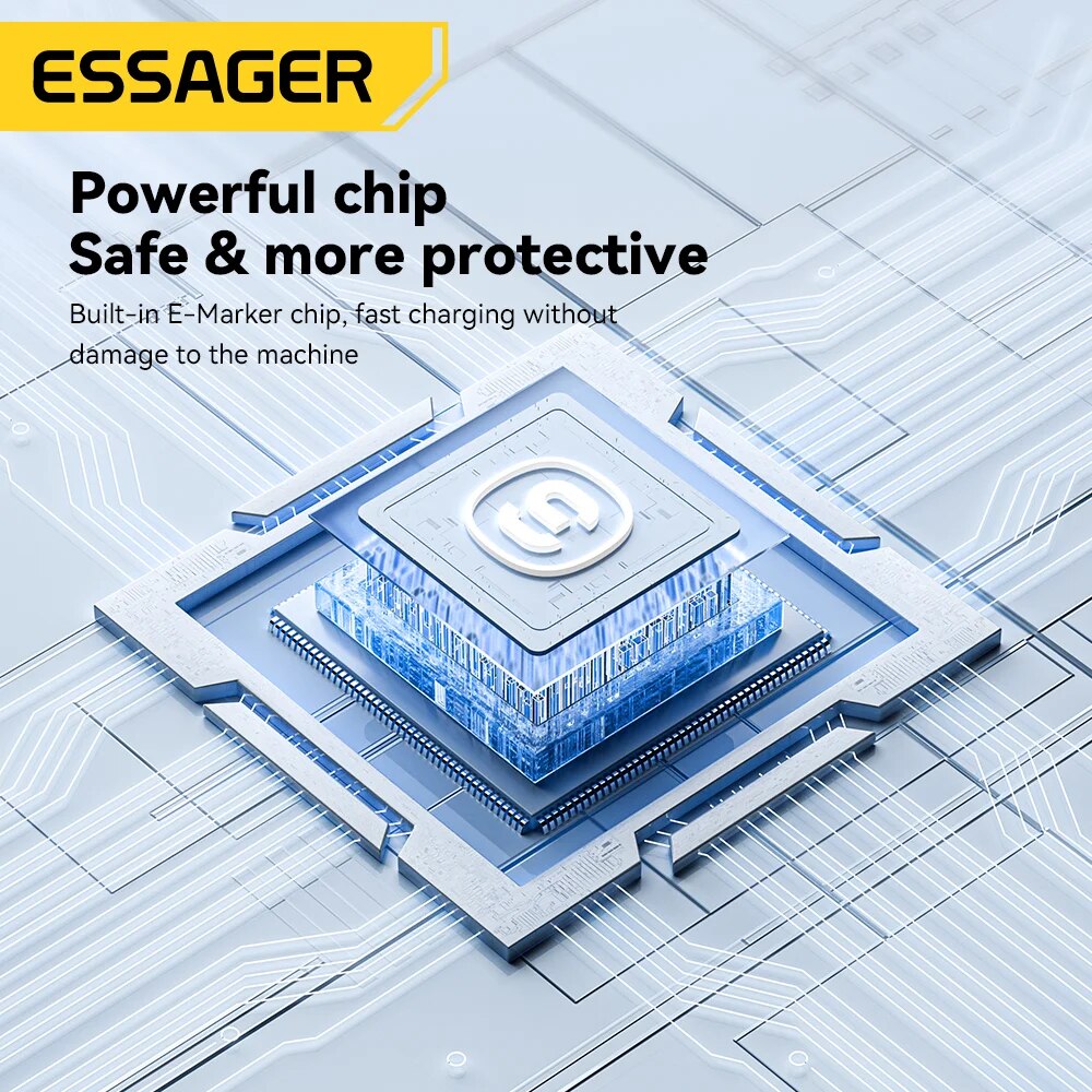 Essager 20W GaN USB tipo C cargador PD carga rápida teléfono QC 3,0 cargadores rápidos para iPhone 14 13 12 11 Pro Max Mini iPad carga