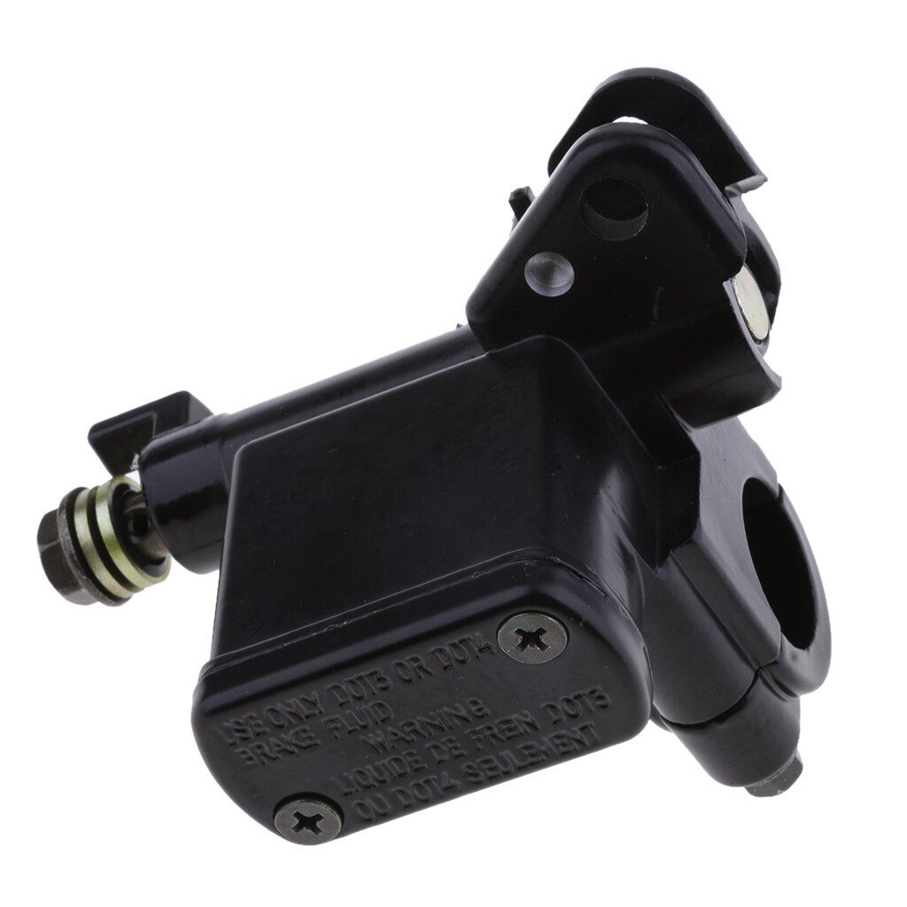 Zwart Rechts Hydraulische Hoofdremcilinder 10 Mm Banjo Voor 125cc 150cc Atv Quad Pit Dirt Bike