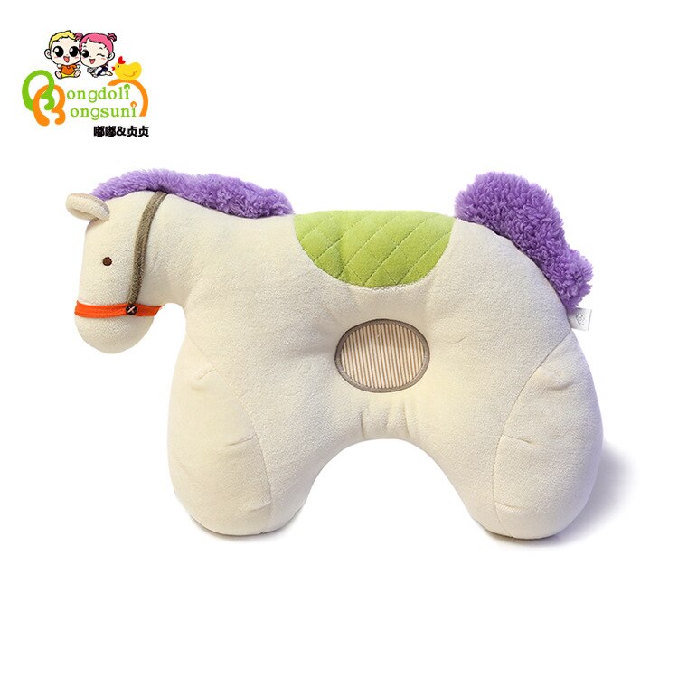 Selling Paard Cartoon 34 cm * 24 cm Katoen Ondersteuning Kids Vormgeven Pillowigh Voorkomen De Platte Lnfant beddengoed