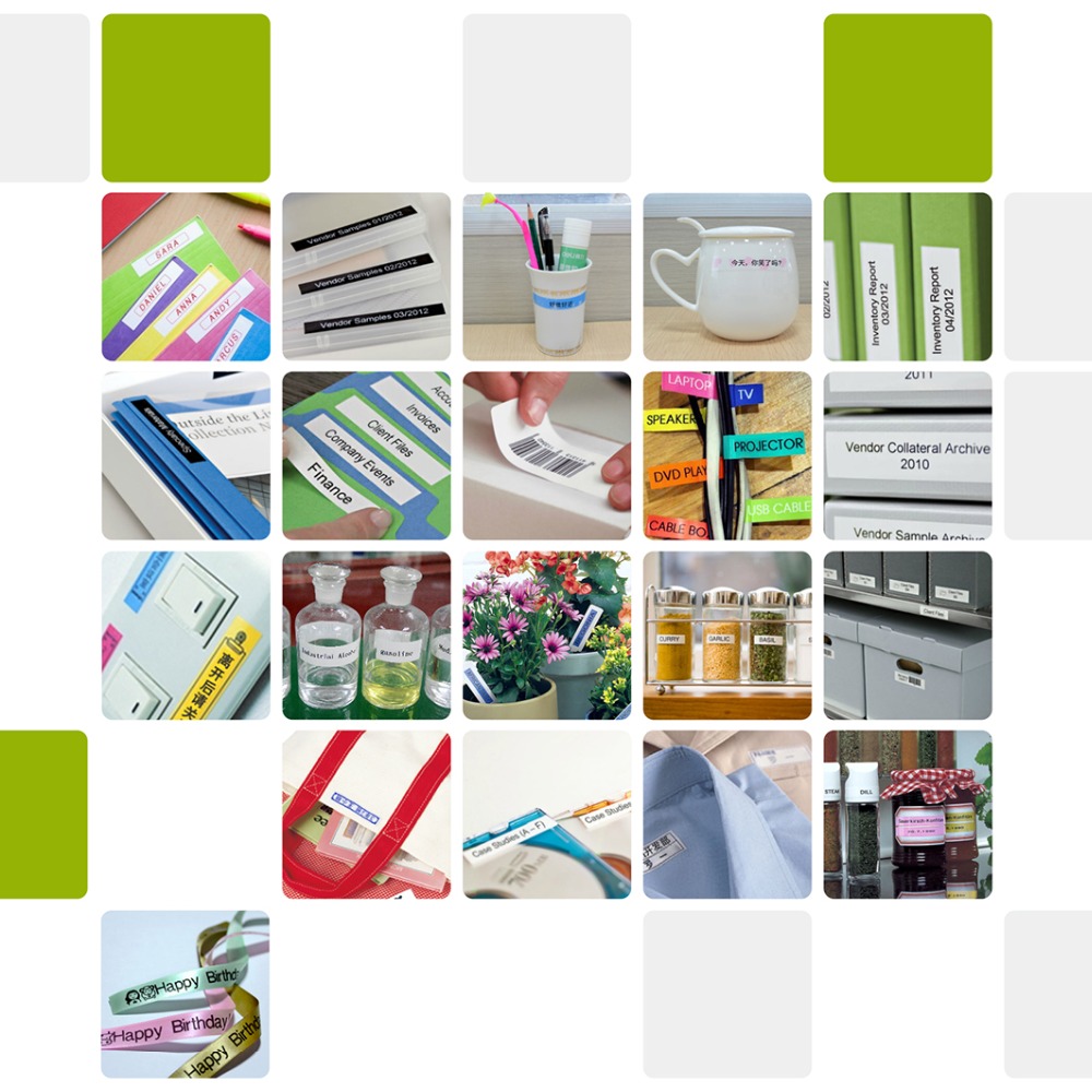 Compatible for Brother 30PCS M-K231 MK-231 Black on White 12mm*8M Label Tapes for Brother p touch Printers PT-80 PT-70 PT-60