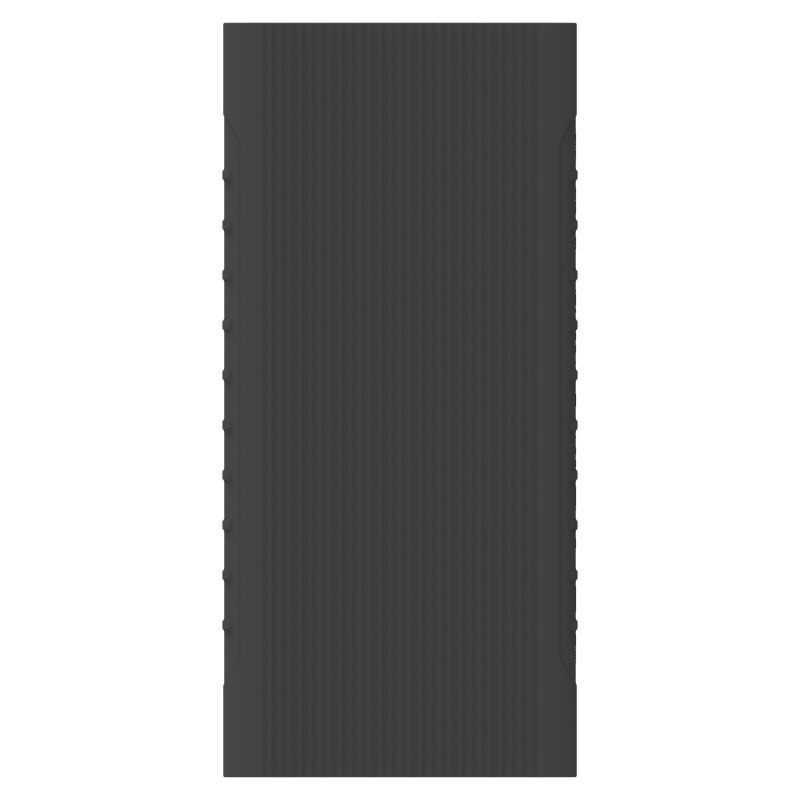Silicone Case For Xiaomi Power Bank 3 10000mah PLM12ZM Rubber Cover For Xiaomi Power Bank 2 10000mAh PLMO9ZM Protector Case: black