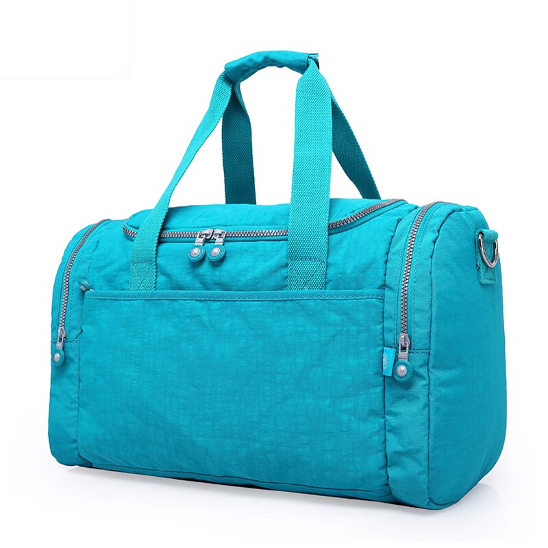 TEGAOTE – sacs de voyage grande capacité pour femmes, 2022, sac de voyage imperméable, sac de voyage, fourre-tout décontracté, grand voyage de week-end, sac touristique: BLEU CIEL