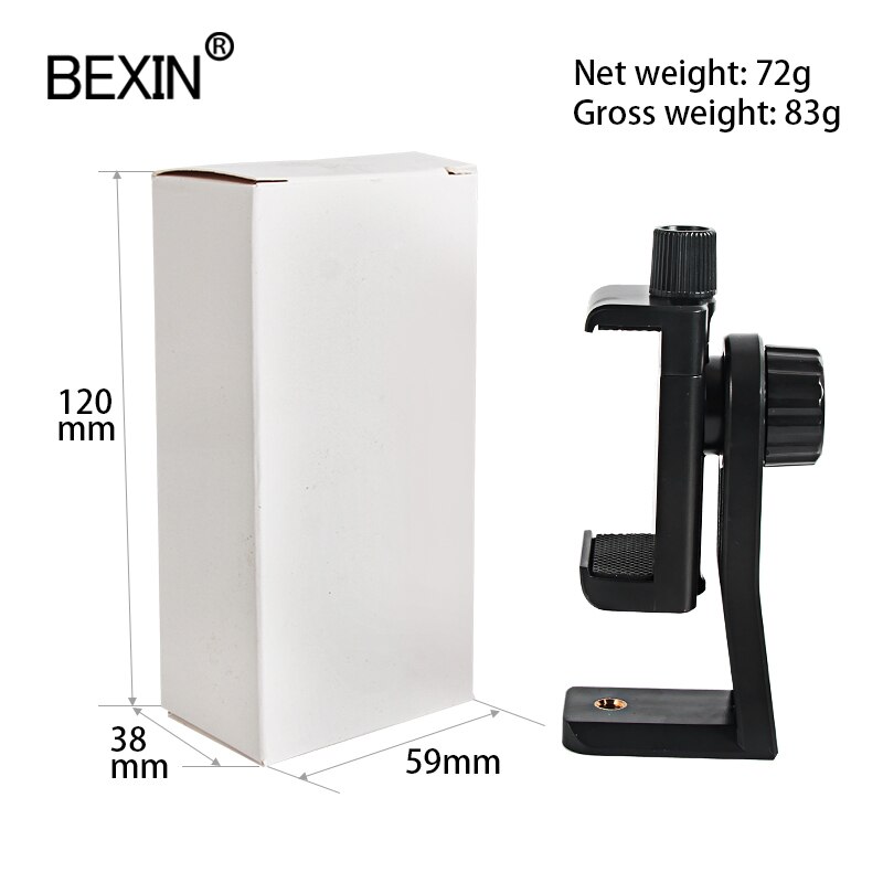 Telefoon Klem Mobiele Ondersteuning 360 Spin Telefoon Clip Statief Mobiele Adapter Smartphone Mount Schieten Voor Telefoon Op Een Statief