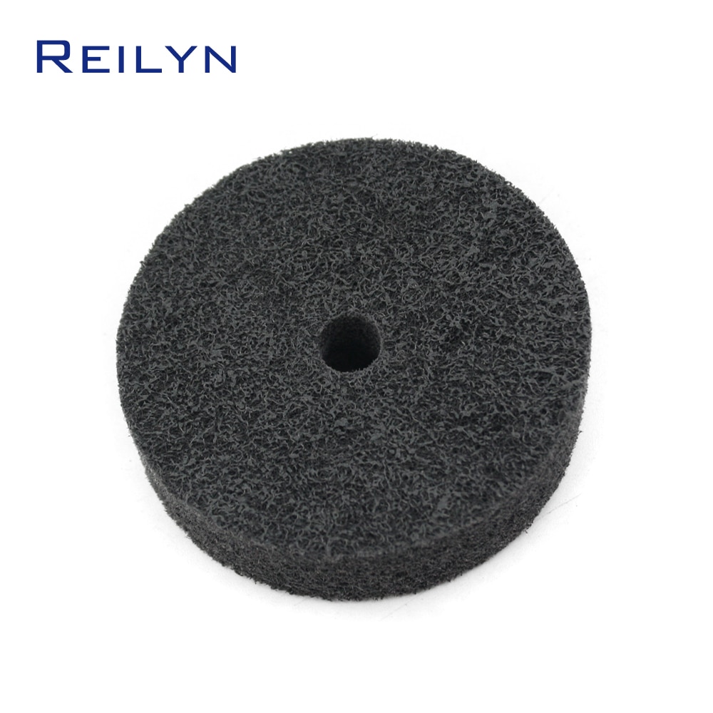nylon non-tissé roue de polissage 75mm disque de polissage tissu rouleau de polissage dremel outil rotatif