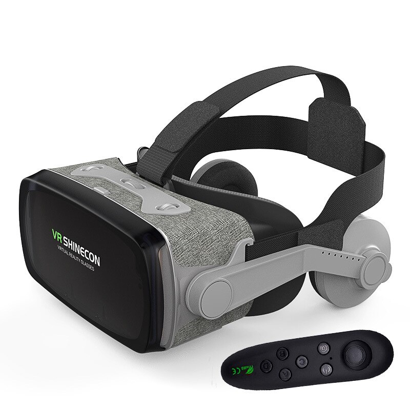 Virtual Reality Vr Bril Vr Headset Shinecon 3D Bril Headset Helm Voor Google Xiaomi Smart Phone 4.7-6 Inch: G07E  Y1