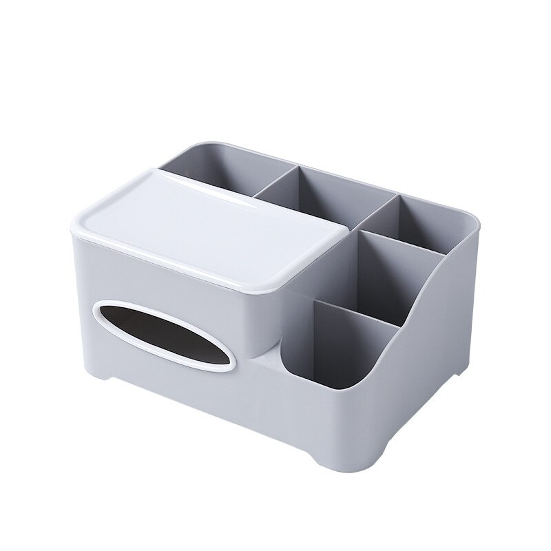 Nordic multifunctional paper towel box remote control household living room storage box simple cardboard box desktop plastic box