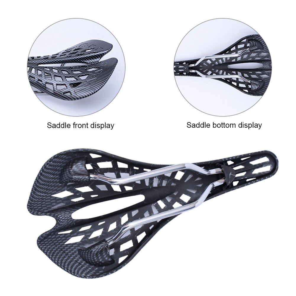 Ingebouwde Zadel Suspension Bike Zitkussen Comfortabele Duurzaam Zadel Fiets Spider Koolstofvezel XD88