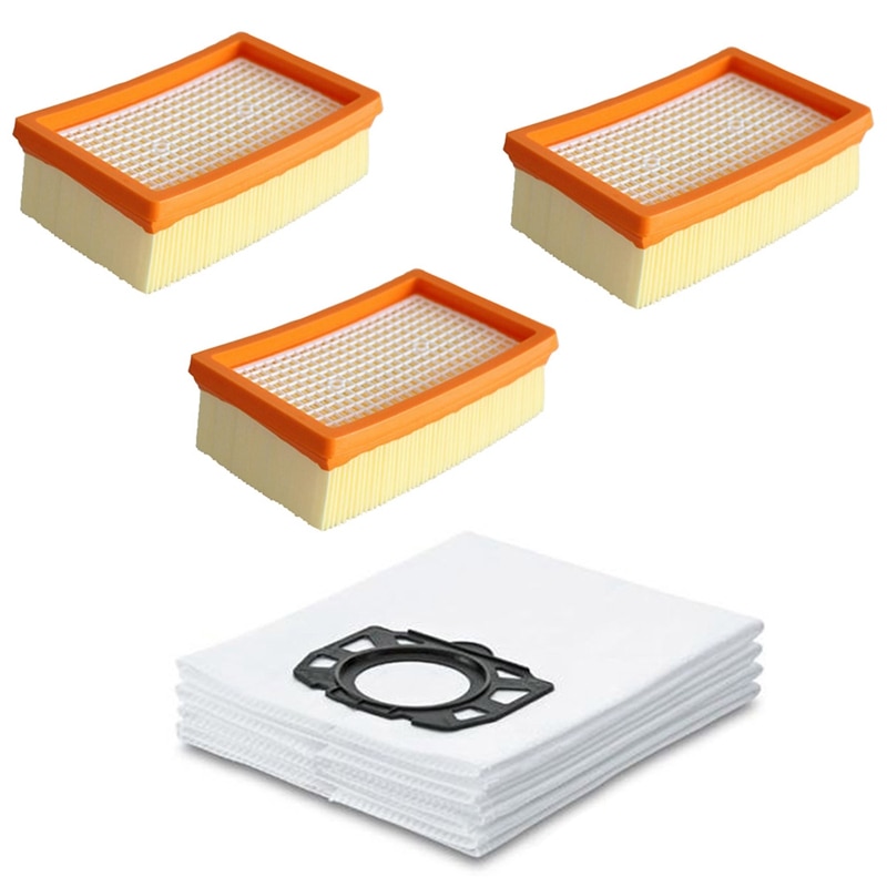 Erstatning karcher reservedele renseposer filtre til karcher  wd4 wd5 wd6 premium  mv4 mv5 mv6: Default Title