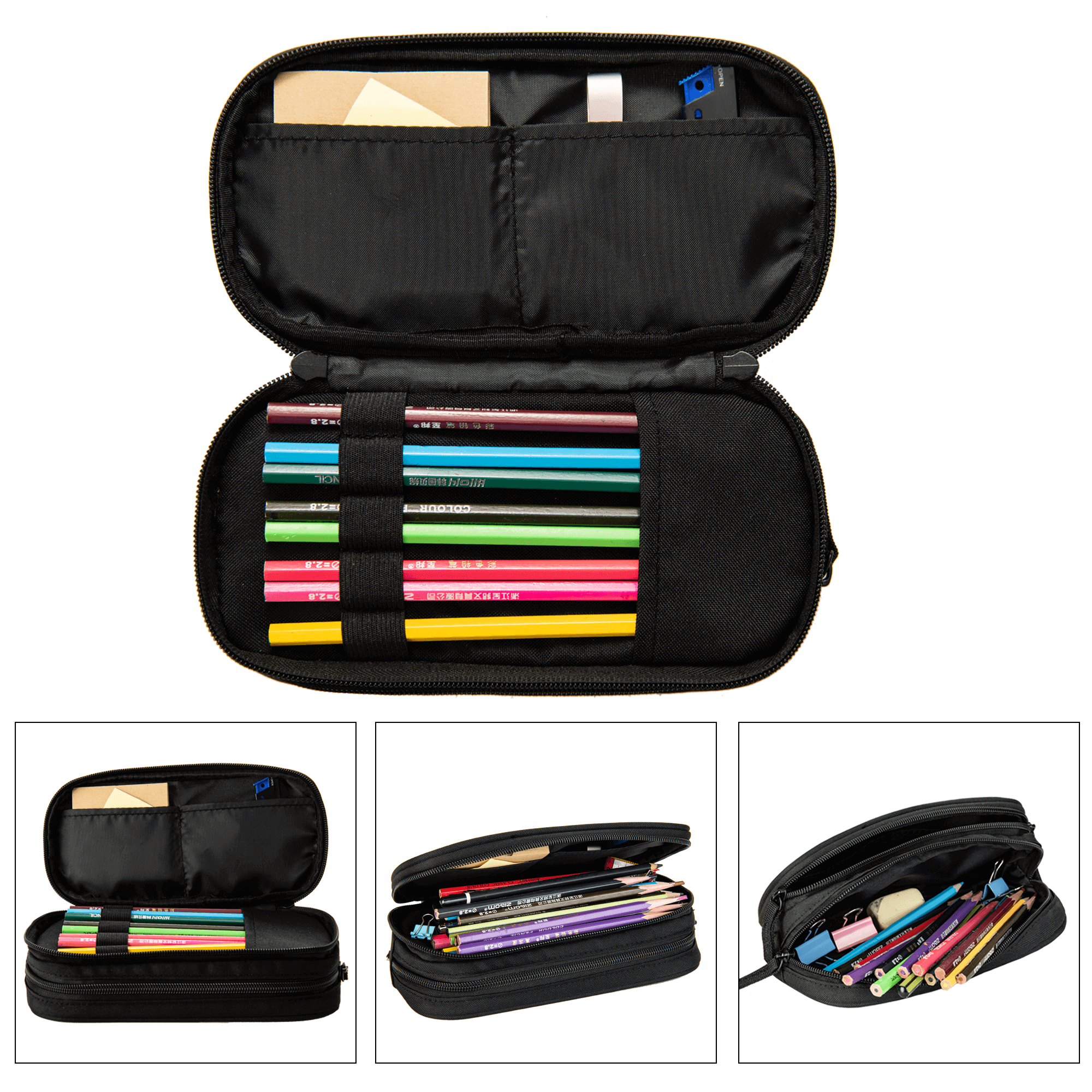 H-HP-P Harry Potter etui dubbele laag grote capaciteit schoolaccessoires pennenkoker