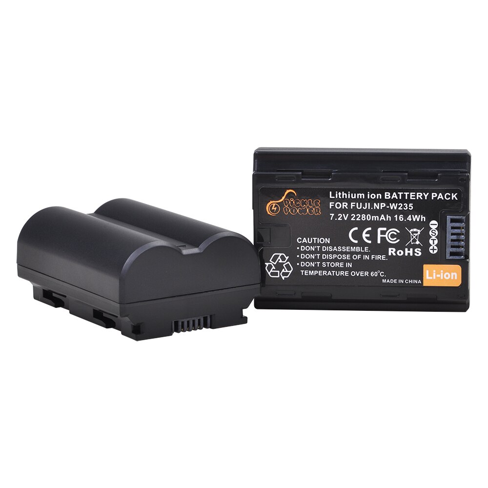 Batería de pepinillo Power 2280mAh NP-W235 NP W235 + cargador USB LED para cámara Fujifilm Fuji X-T4, XT4