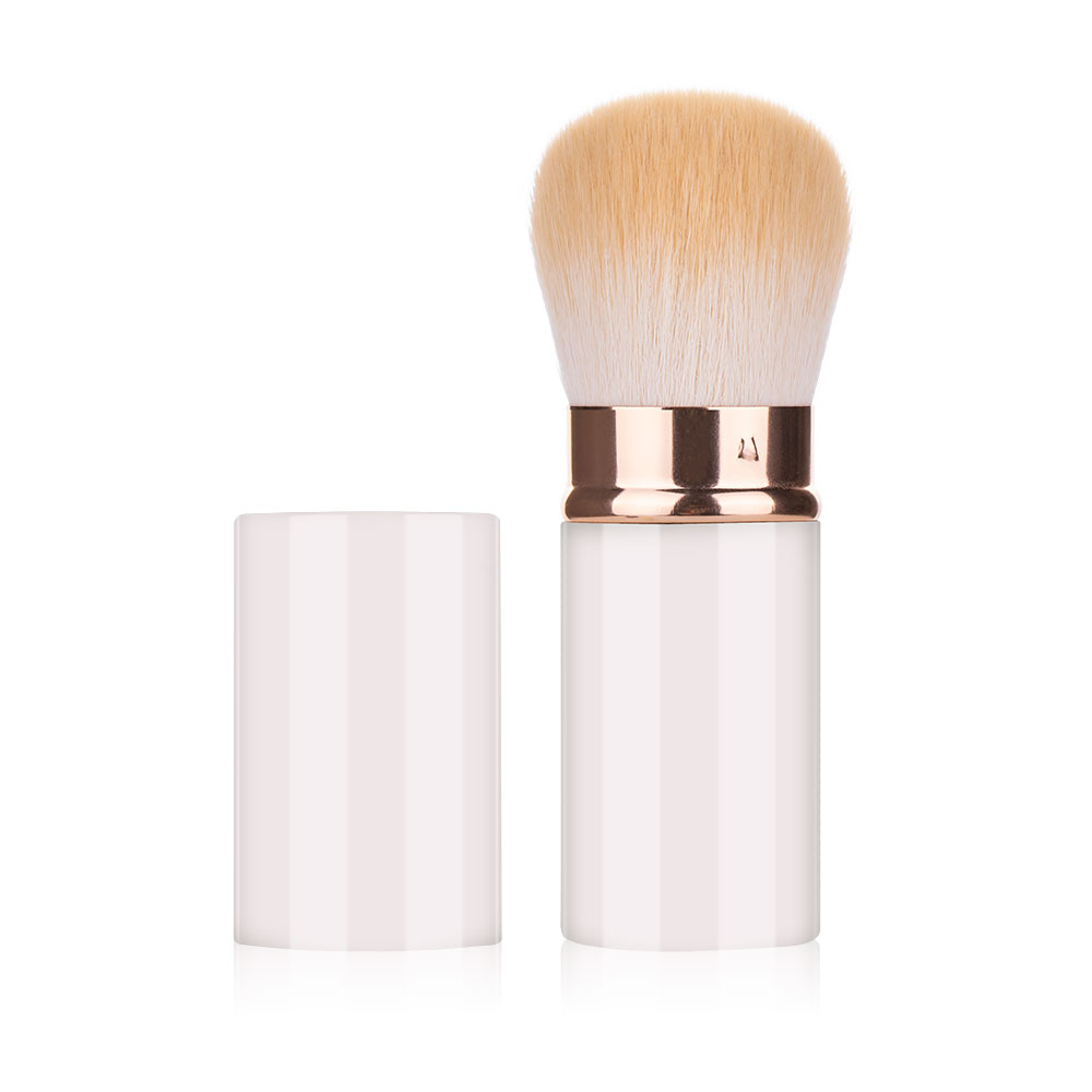 1pcs Makeup Brushes Retractable Blusher Powder Foundation Face Concealer Kabuki Makeup Brush Cosmetic Tools: Blue