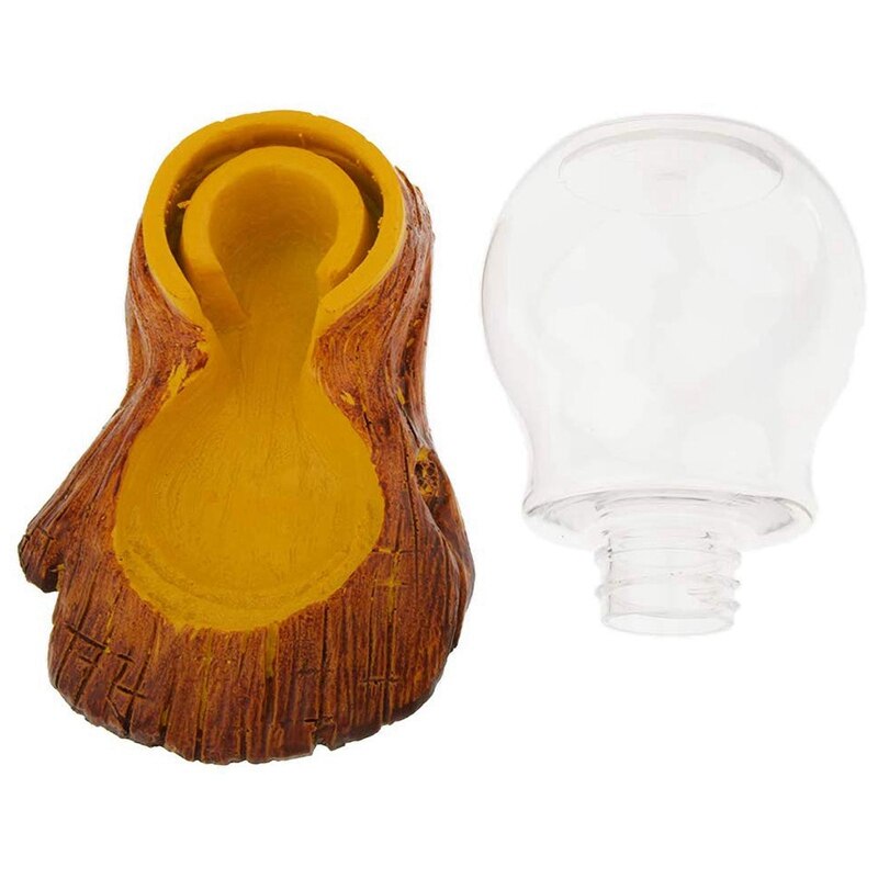 WSFS Reptile Amphibians Automatic Waterer Turtle Basin Dish Lizard Water Feeder