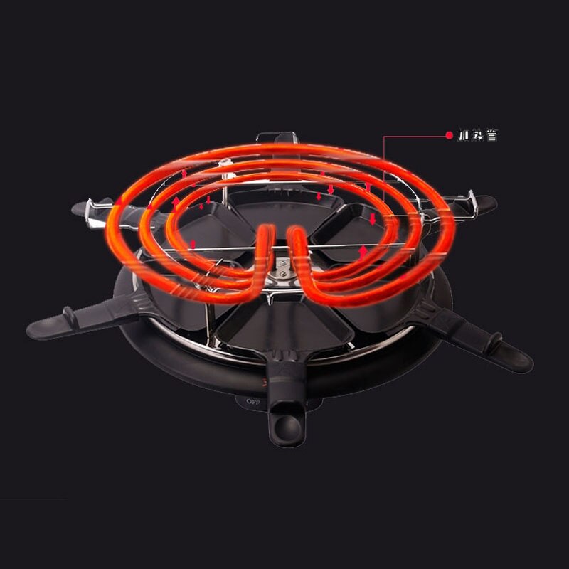 Multi-functional Electric Grill Grill Korean Style Electric Grill Automatic Rotate Barbecue Machine Non-stick Electric Grill