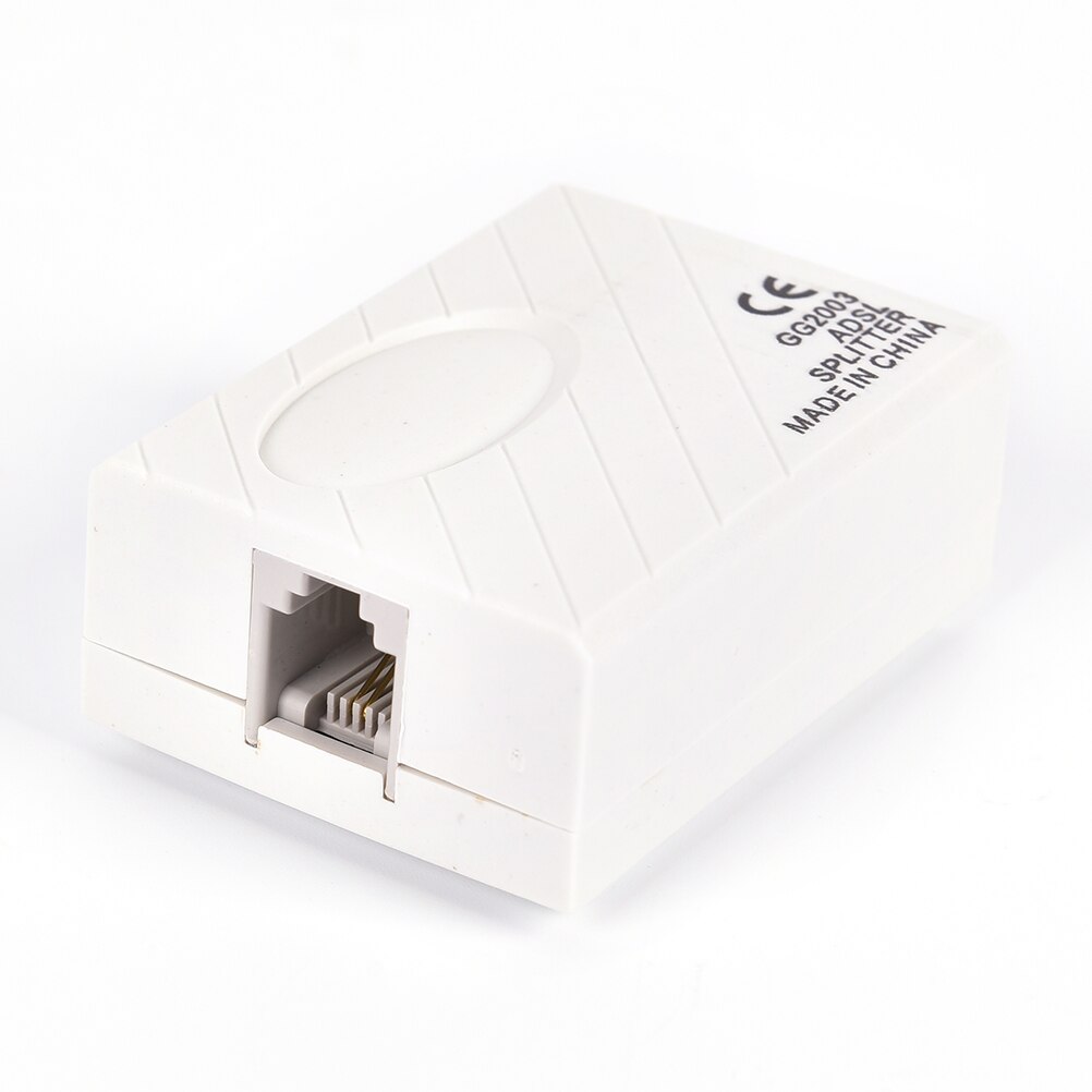 High Grade Telephone RJ11 Line ADSL Fax Modem Broadband Phone Line Filter Splitter Adapter
