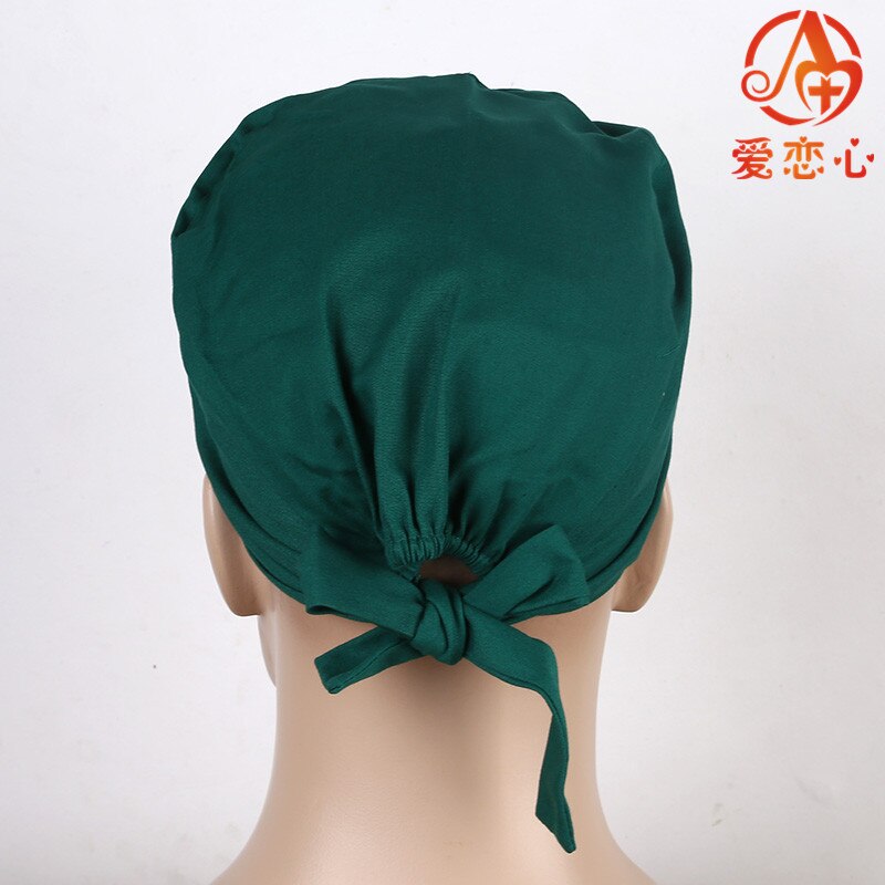 The Doctor's Short Work Cap Operating Room Operation Cap Small Band Adjustable Round Hat Male Nurse Hat Lab Hat