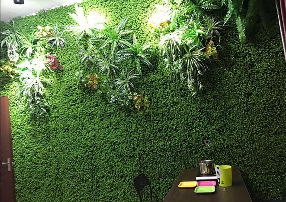 Faux plantes décor de cour mur de fleurs écrans et panneaux de confidentialité en plein air pour patio