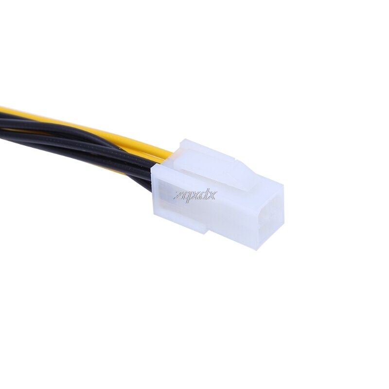 4 Pin Male Naar 8 Pin Cpu Voeding Adapter Converter Atx Kabel 12V