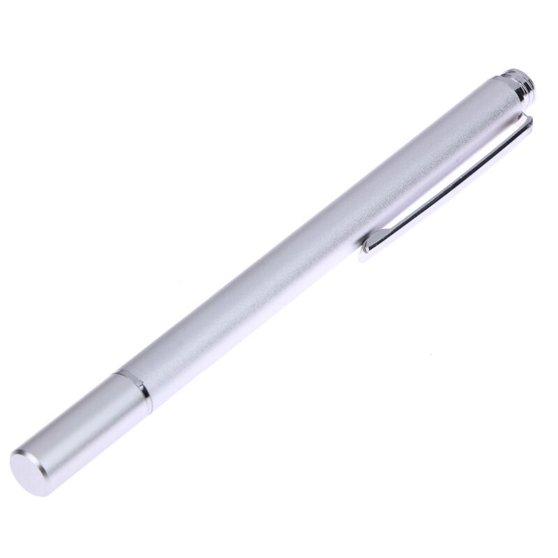 Fijne Punt Capacitieve Touch Stylus Pen voor Apple voor iPad Nexus 7 Galaxy Tabletten Kindle Fire HDX Zilver
