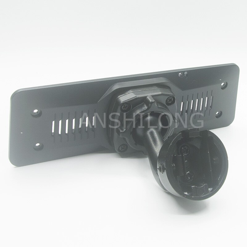 Rear View Mirror Back Plate Panel + Interior Mirror Bracket for Car DVR Instead of Strap: with bracket No.3