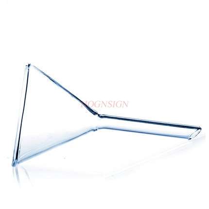 Glass funnel 90mm diameter triangular funnel cone funnel filter funnel experimental equipment