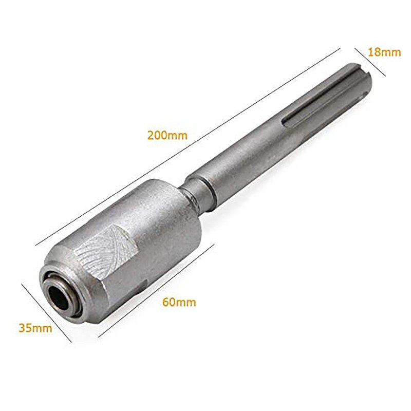 Sds max til sds plus adapter chuck metalboring metalbearbejdning borehammer omformer skaft til bosch makita hilti værktøj
