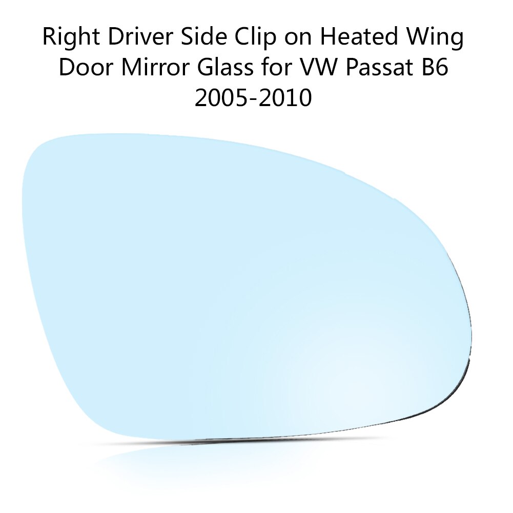 Gratis skibsfart køretøj bil opvarmet vingedør spejlglas til vw passat  b6 2005 til venstre passagerside højre førerside