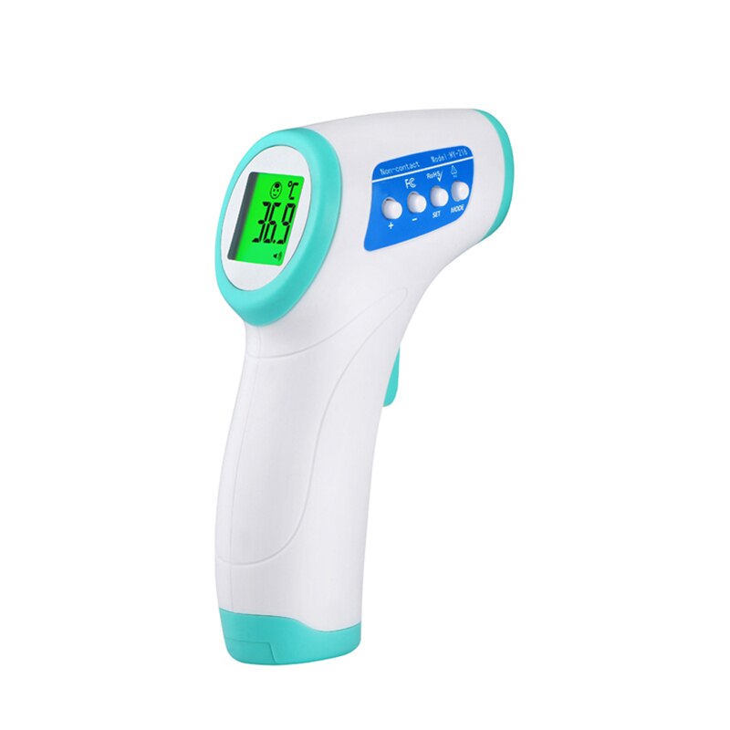 Muti-fuction Thermometer Baby/Adult Digital Termomete Infrarood Voorhoofd Body contactloze Temperatuurmeting Apparaat: green1