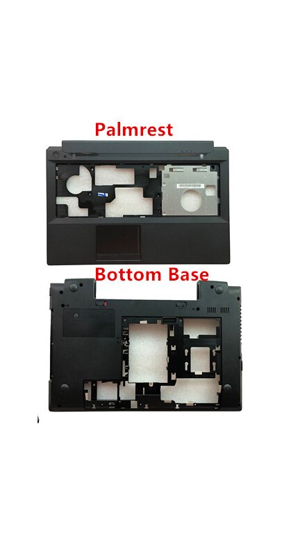 Original para Lenovo B590 LCD tapa de cubierta/bisel/Palmrest/Base inferior 90201909, 90201910, 90201912, 90201907