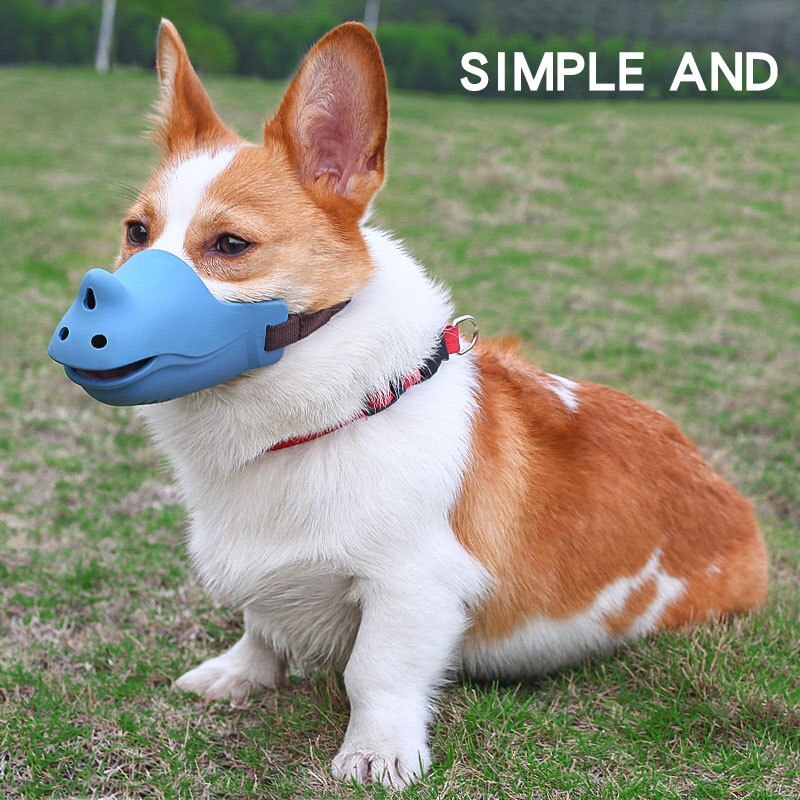 Muilkorf hond zachte siliconen mondkap voor kleine grote hondenmuilkorf anti-blaf bijt kauw hondenmasker kooi adem vrij huisdier hond benodigdheden