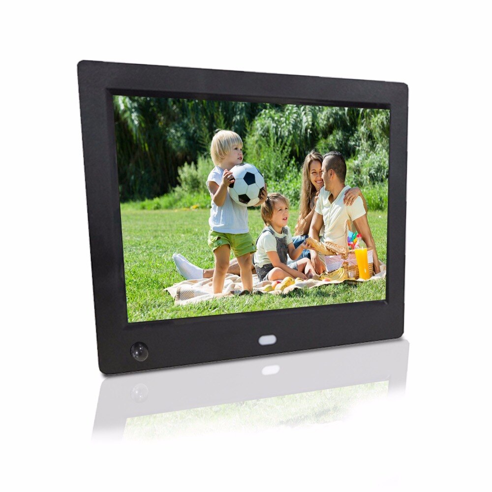 8 inch motion sensor body sensor high resolution ratio 4X3 picture player video player digital photo frame 8 inch loop playback