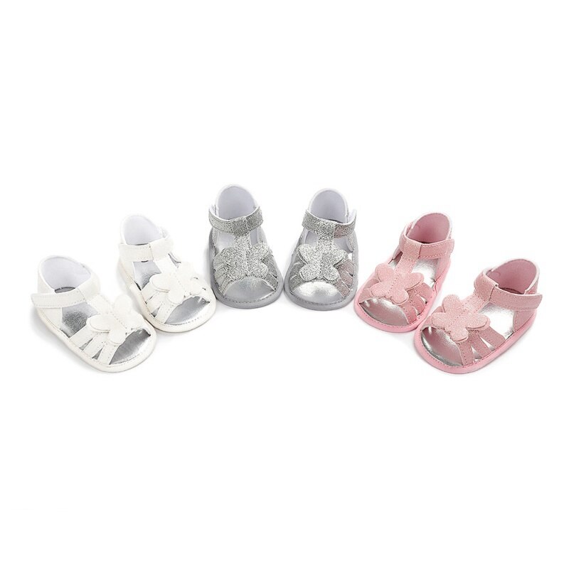 Children Summer 0-18M Newborn Infant Baby Girl Princess Floral Sandals Sneakers Toddler Soft Crib Walkers Shoes