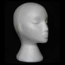White Female Foam Mannequin Head Dummy Wig Stand Shop Display Hat Cap Stock