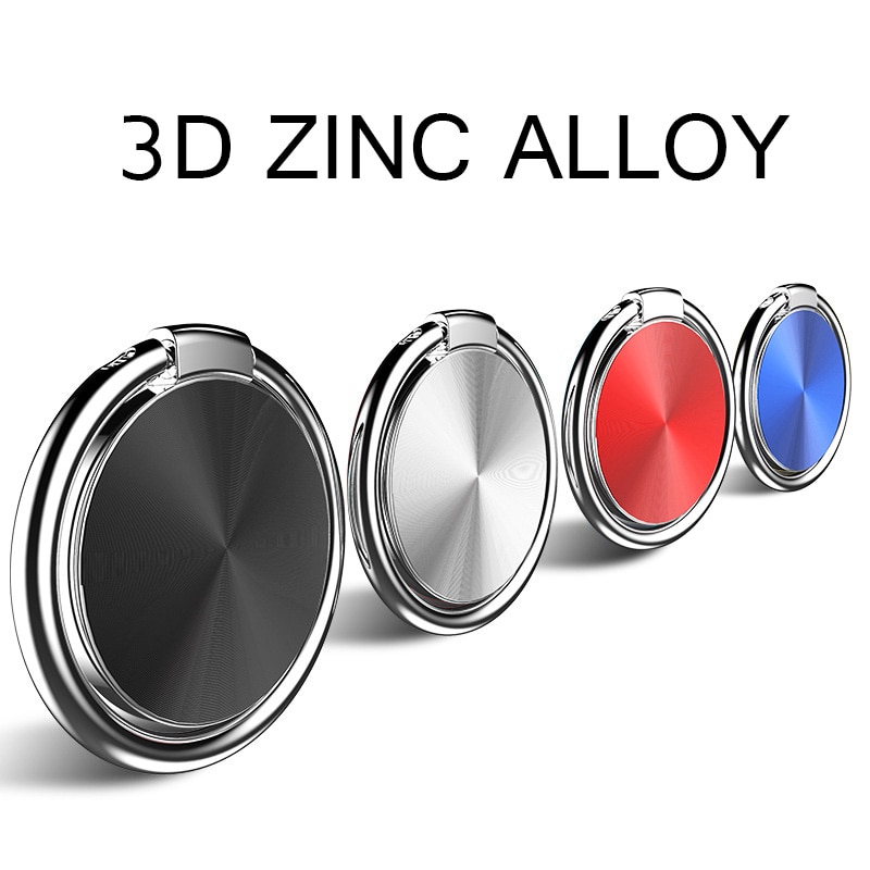 Halter Finger Ring Metall Handy Ständer Halter Für iPhone 12 11 9X8 7 plus 5S 6 6p Telefon ring Runde Auto Halterung Metall Ständer