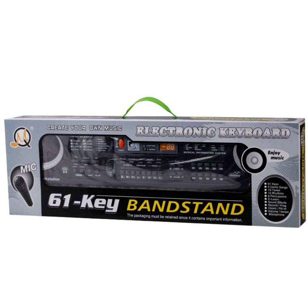 61 Keys Music Electronic Digital Keyboard Electric Organ Children Great With Random Microphone Musical Instrument