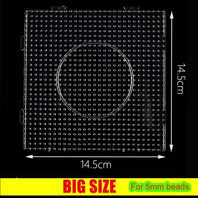 2.6mm/5mm Perler Perline Quadrato Pegboard 3D Puzzle Juguetes Per Hama Bead Giocattoli Educativi per I Bambini Puzzle Brinquedos: WHITE
