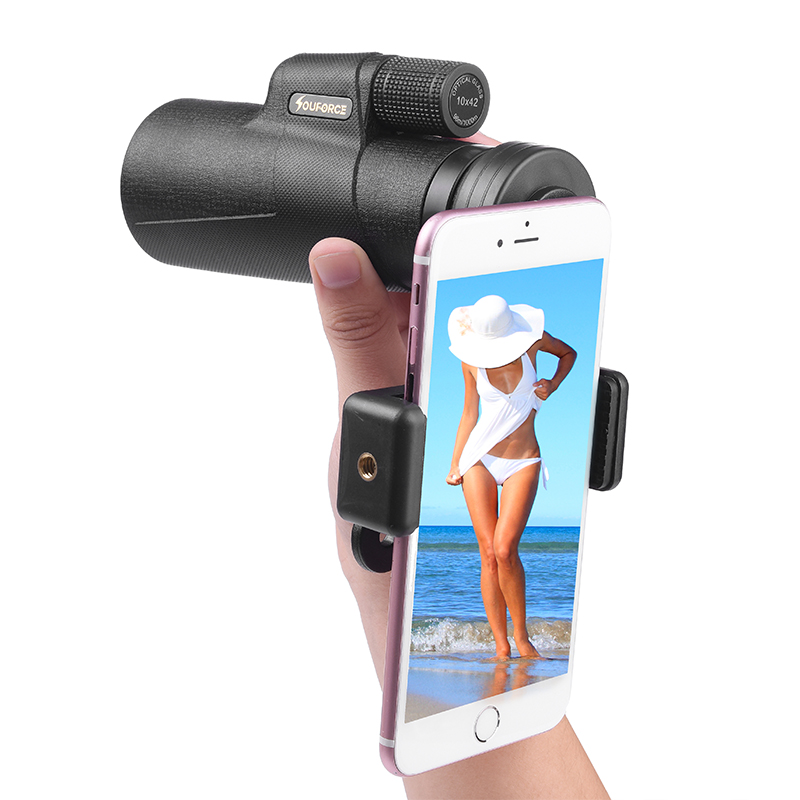 Telescope Connection Clip and Tripod Adjustable Telescope Accessories for Mobile Phone Minocular Holder Watching